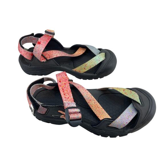 KEEN Womens Zerraport 2 Closed Toe Lightweight Multicolor Sandal 8 - Picture 4 of 7